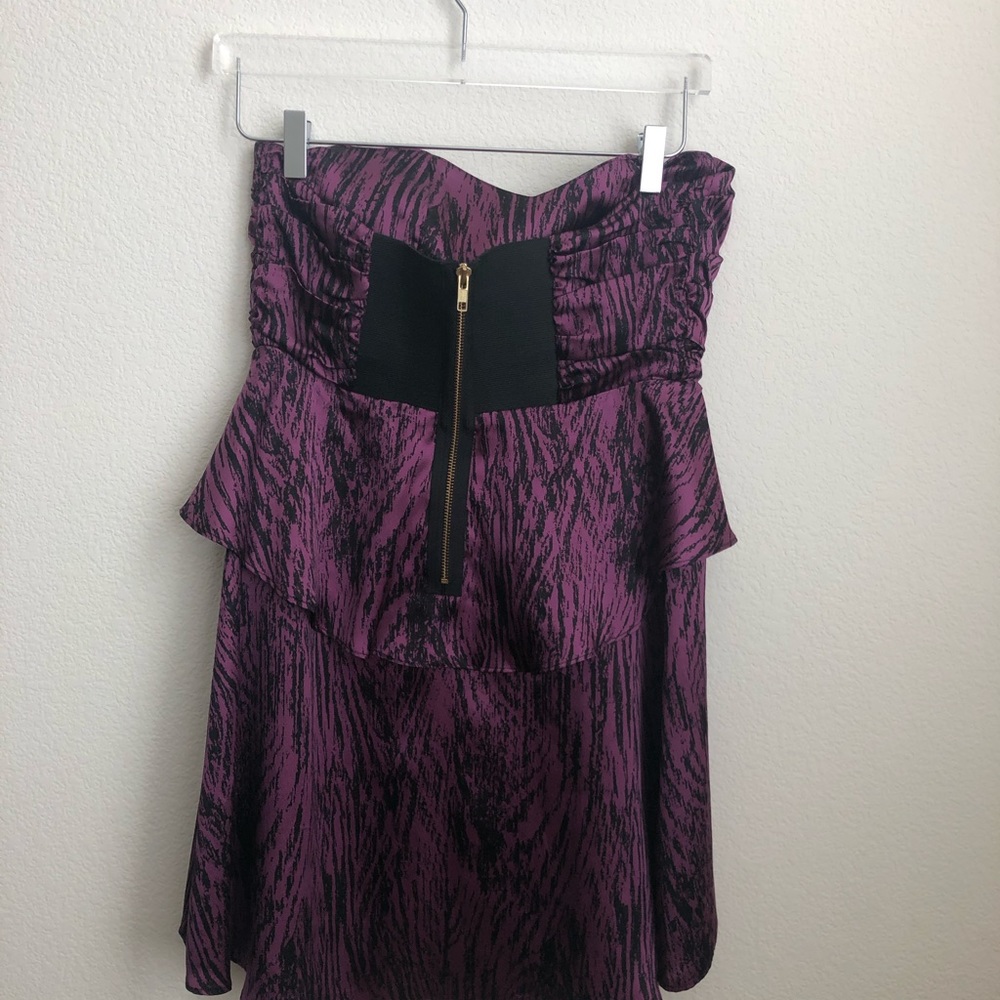 Dolce Vita 100% Silk Strapless Dress - Picture 2 of 8